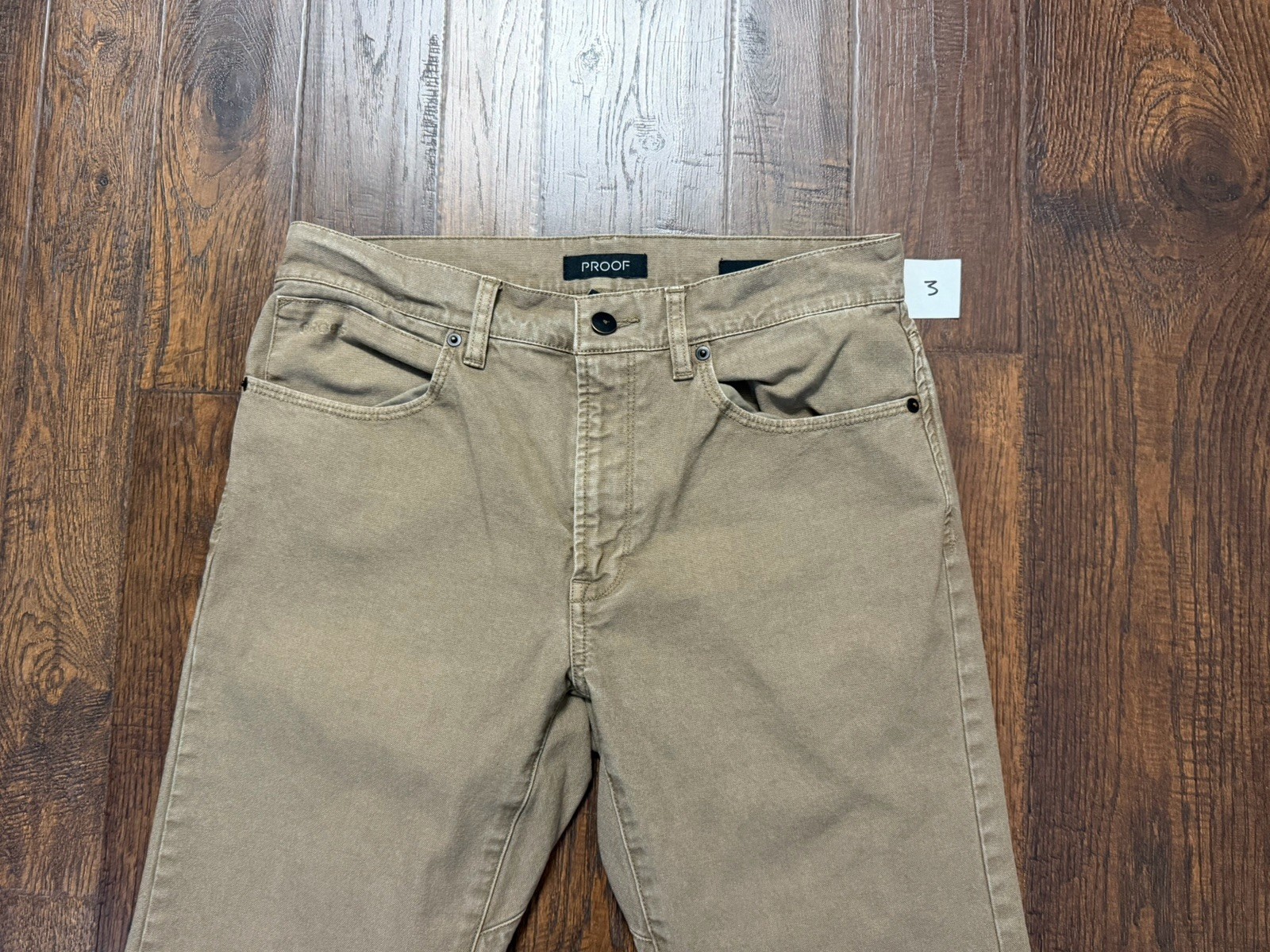 Proof Rover Pant HB Slim 5 Pocket Canvas Jeans Mens 30×30 Huckberry Stretch