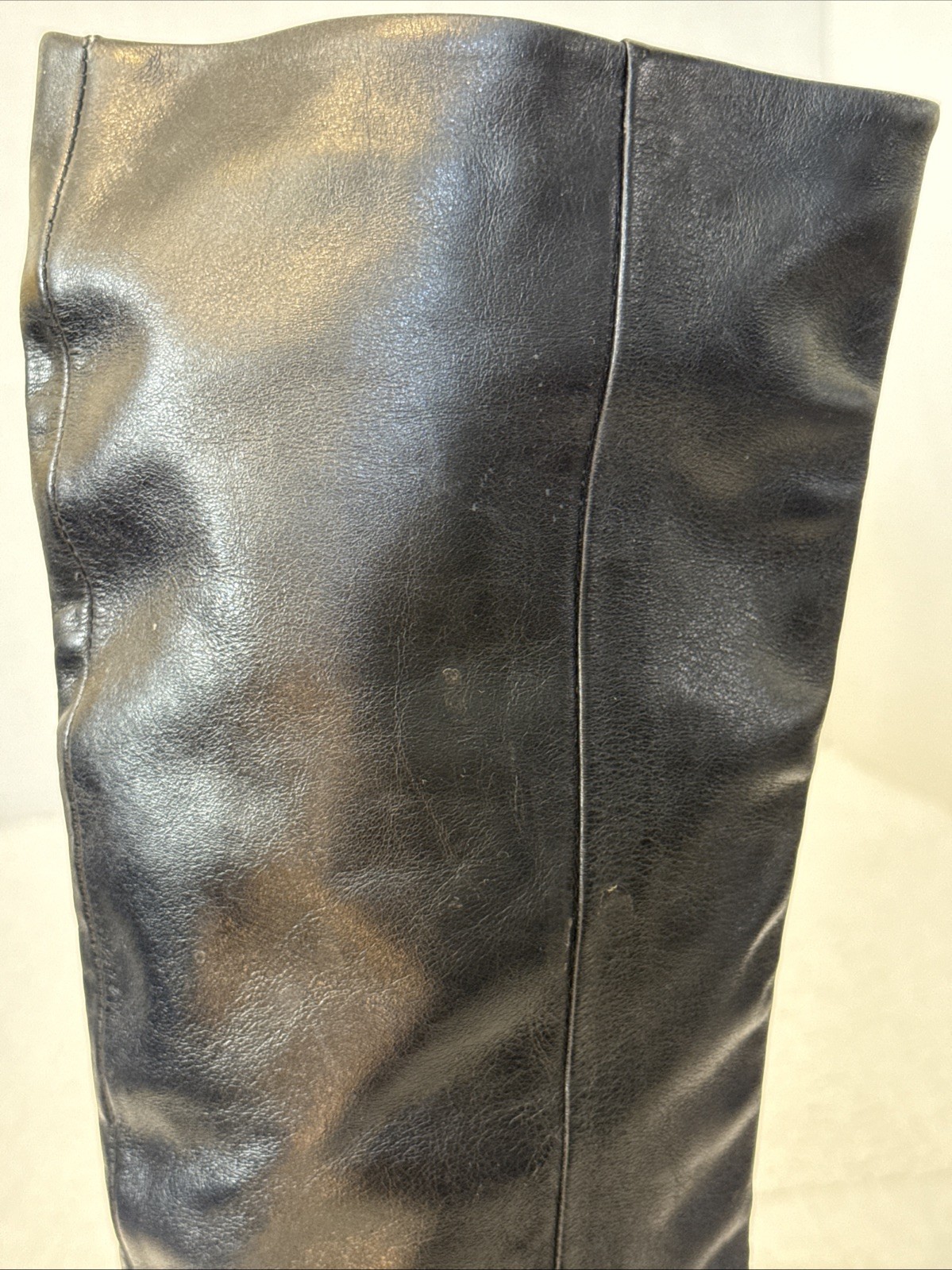 Madeleine Womens Black Leather Vibram Boots Size 7.5 Made In Italy