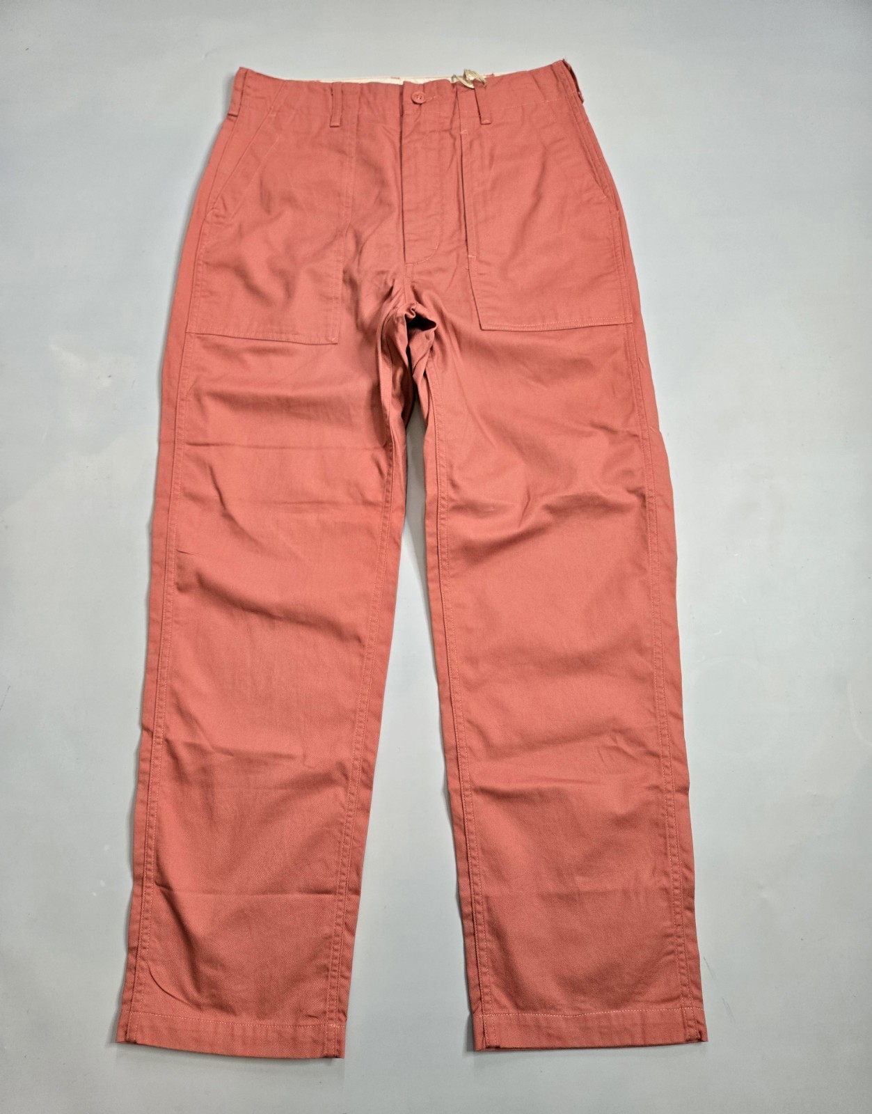ENGINEERED GARMENTS NEW YORK PINK 6.5OZ FLAT TWILL FATIGUE PANTS MADE IN USA