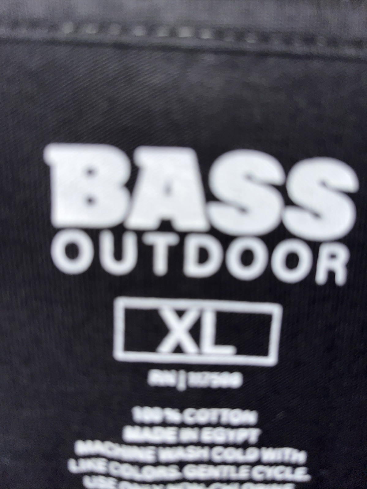 BLACK BASS OUTDOOR LONG SLEEVE T-SHIRT, SIZE XL, CHEST 45 IN, LENGTH 26.5 IN