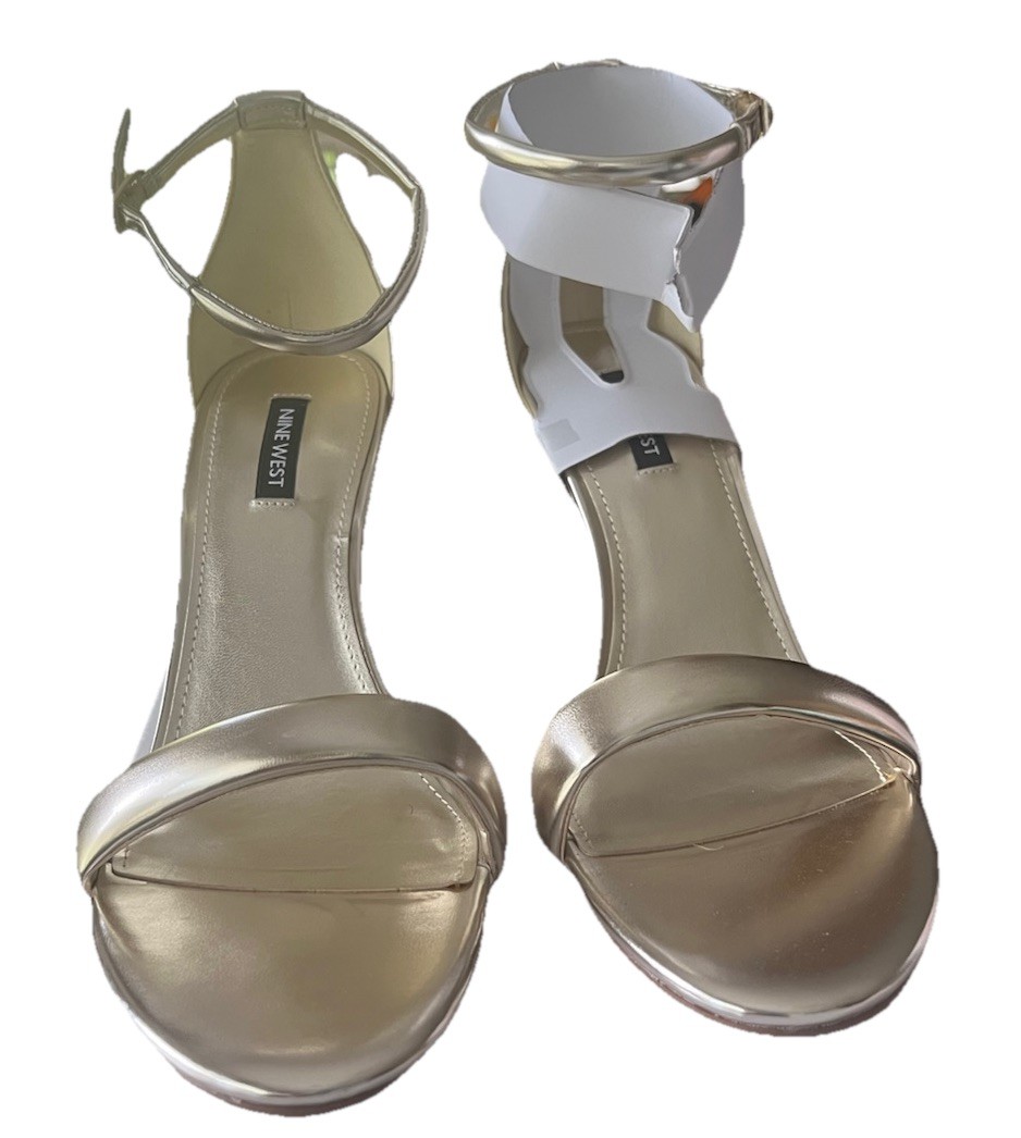 Women’s Nine West Gold High Heels Size 12