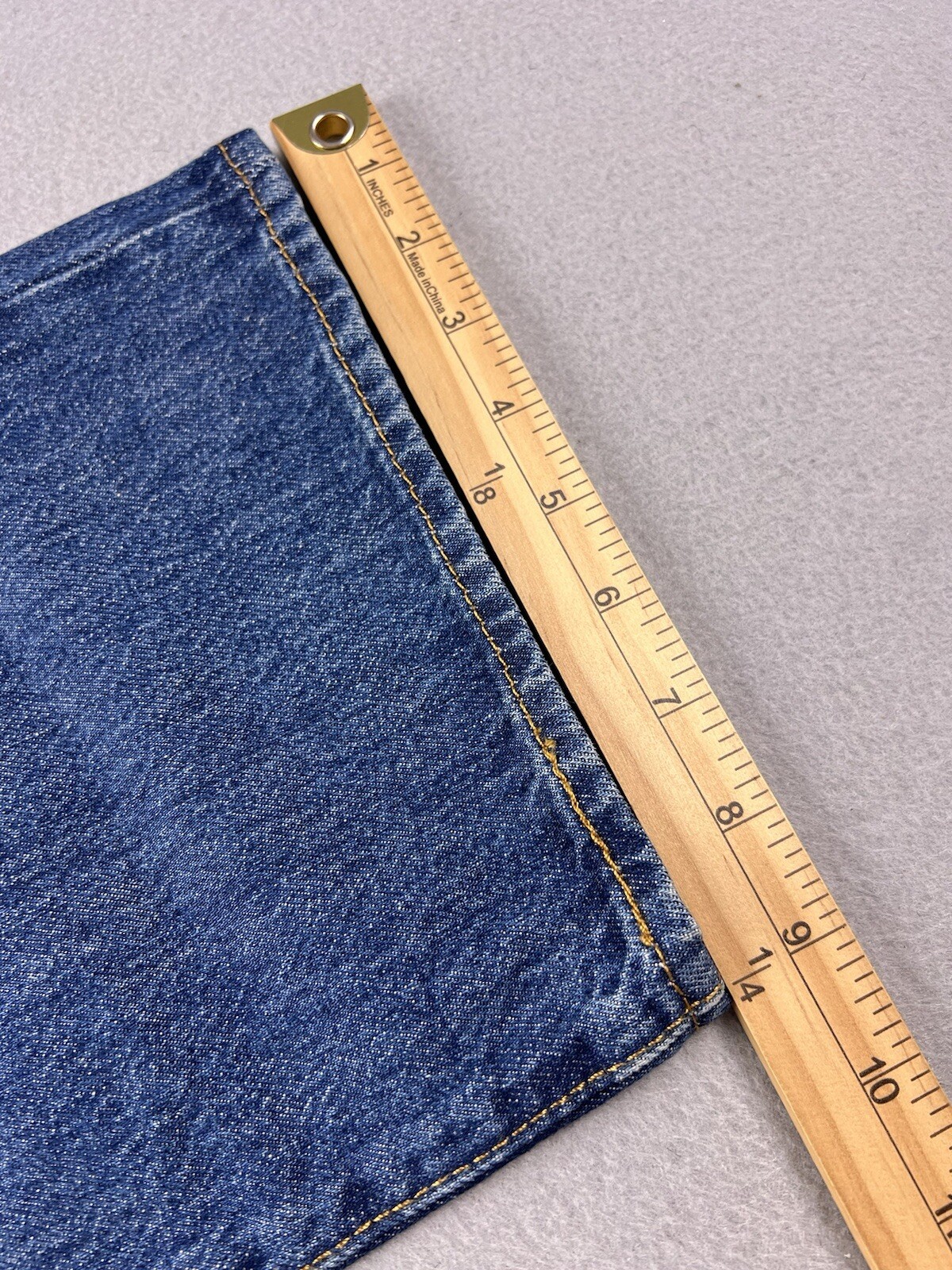 LEVI’S 501 Regular Fit Straight Leg Button Fly Jeans W38 L30 Dark Stonewash NWT