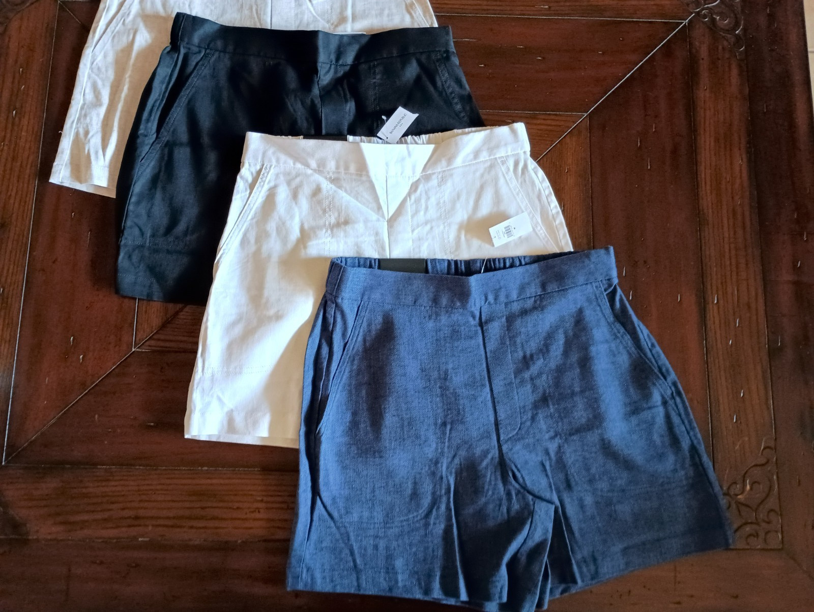 NWT BANANA REPUBLIC Linen Blend Pull-On YOU CHOOSE COLOR Shorts SZ M