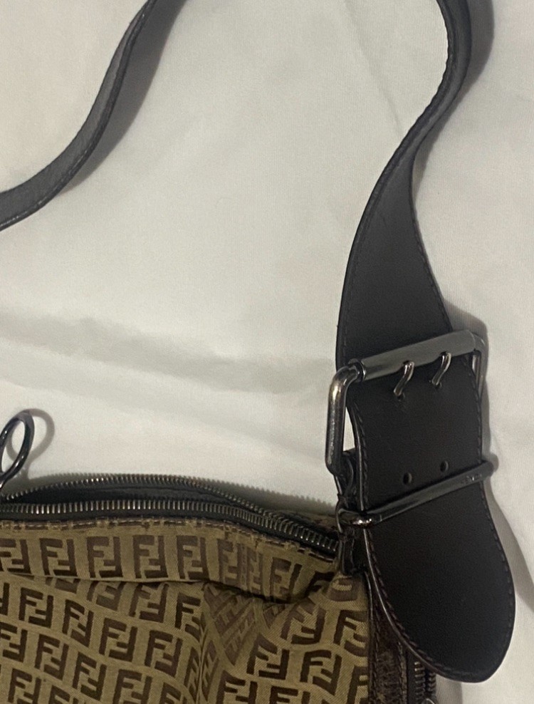 FENDI Zucca oyster Hobo Bag