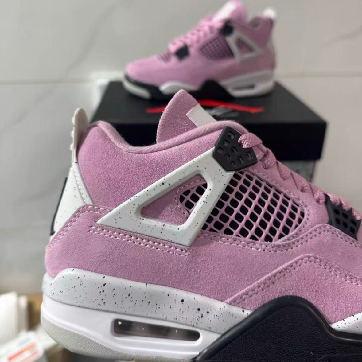 Jordan 4 ‘Orchid” Retro Mid Top Basketball Men’s & Women’s Shoes