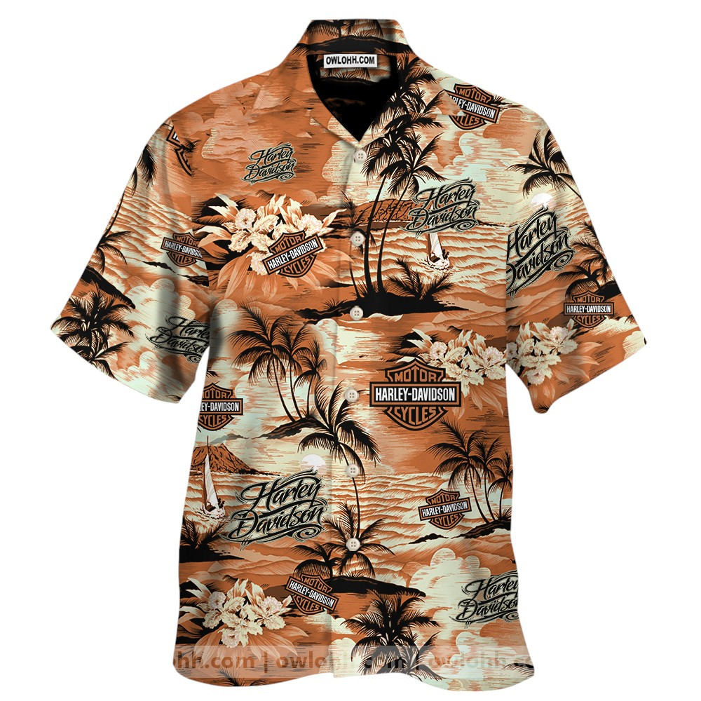 Harley davidson Hawaii Hawaiian Shirt