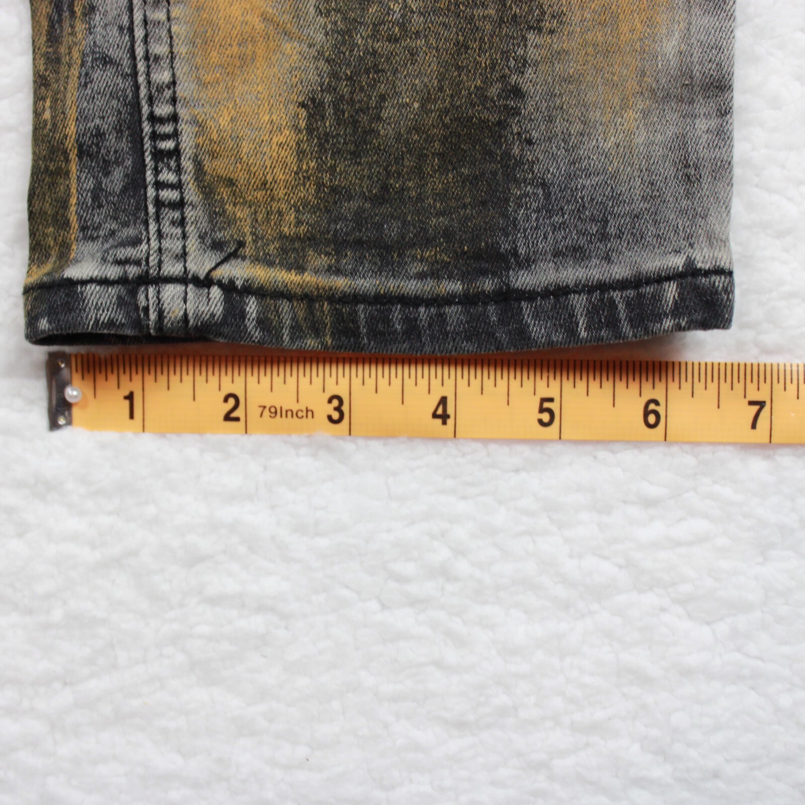 ENCRYPTED Women’s Moto Jeans Size 12 Acid Wash
