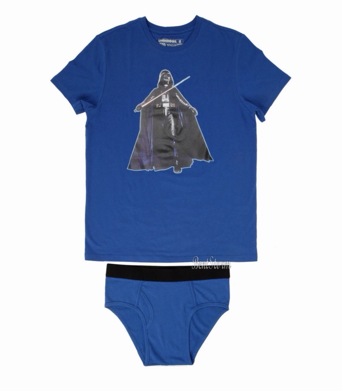 NEW STAR WARS DARTH VADER Underoos Underwear Top Tee Shirt & Briefs ADULT Small