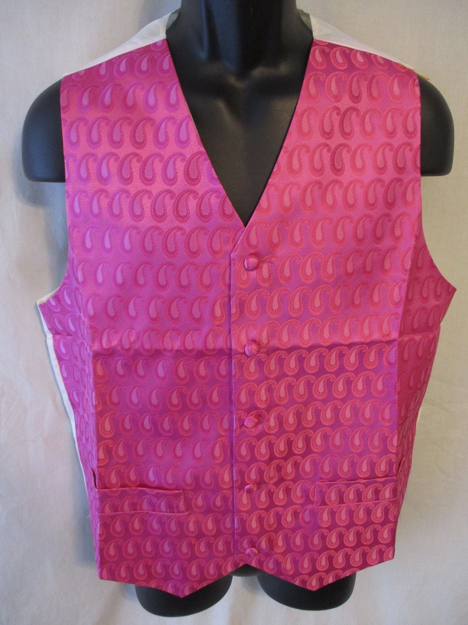 Da Cino Polyester Size M Lined Suit Vests New without Tags