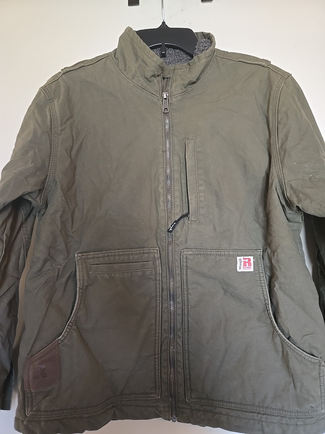 Wrangler Riggs Workwear Unisex Size Large Work Jacket Forest Green