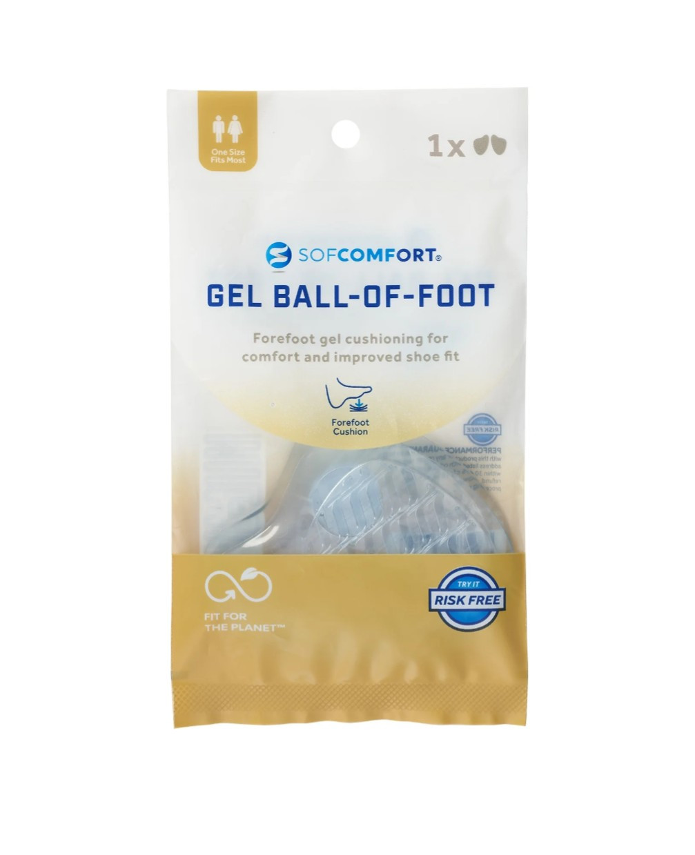 6 Pack Sofcomfort Gel Ball Of Foot Cushion One Size Fits Most 40001 Sof Comfort