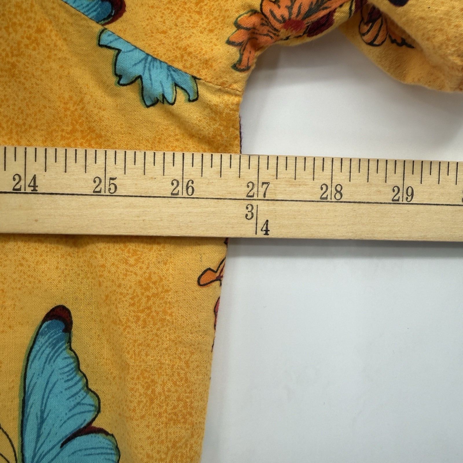 Only Necessities Muumuu House Dress 2X Butterfly Floral 100% Cotton Cafton 90’s