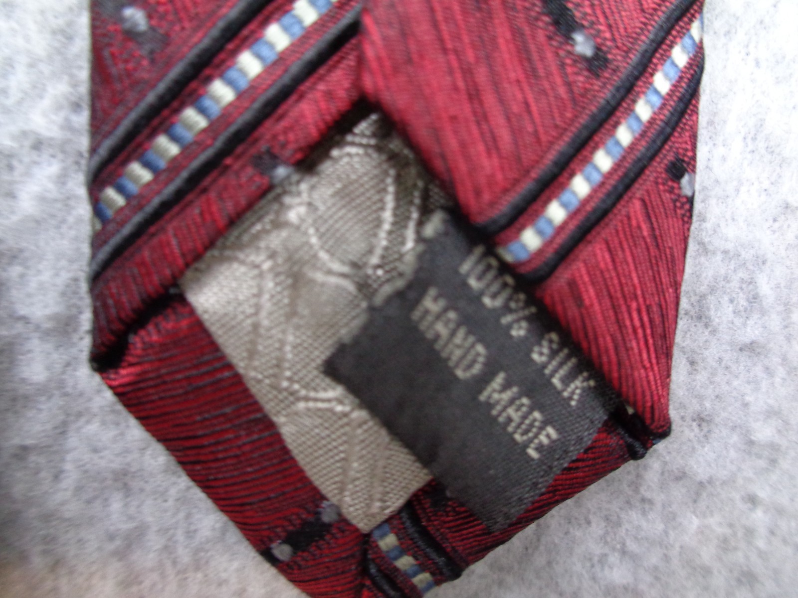 3 Excellent Men’s Ties Burgundy/Gray/Purple Made By Dani/David Taylor/Towncraft