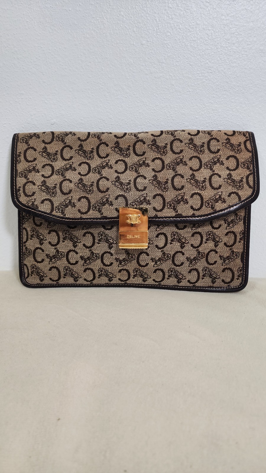 [eBay Live] Celine C Macadam Clutch