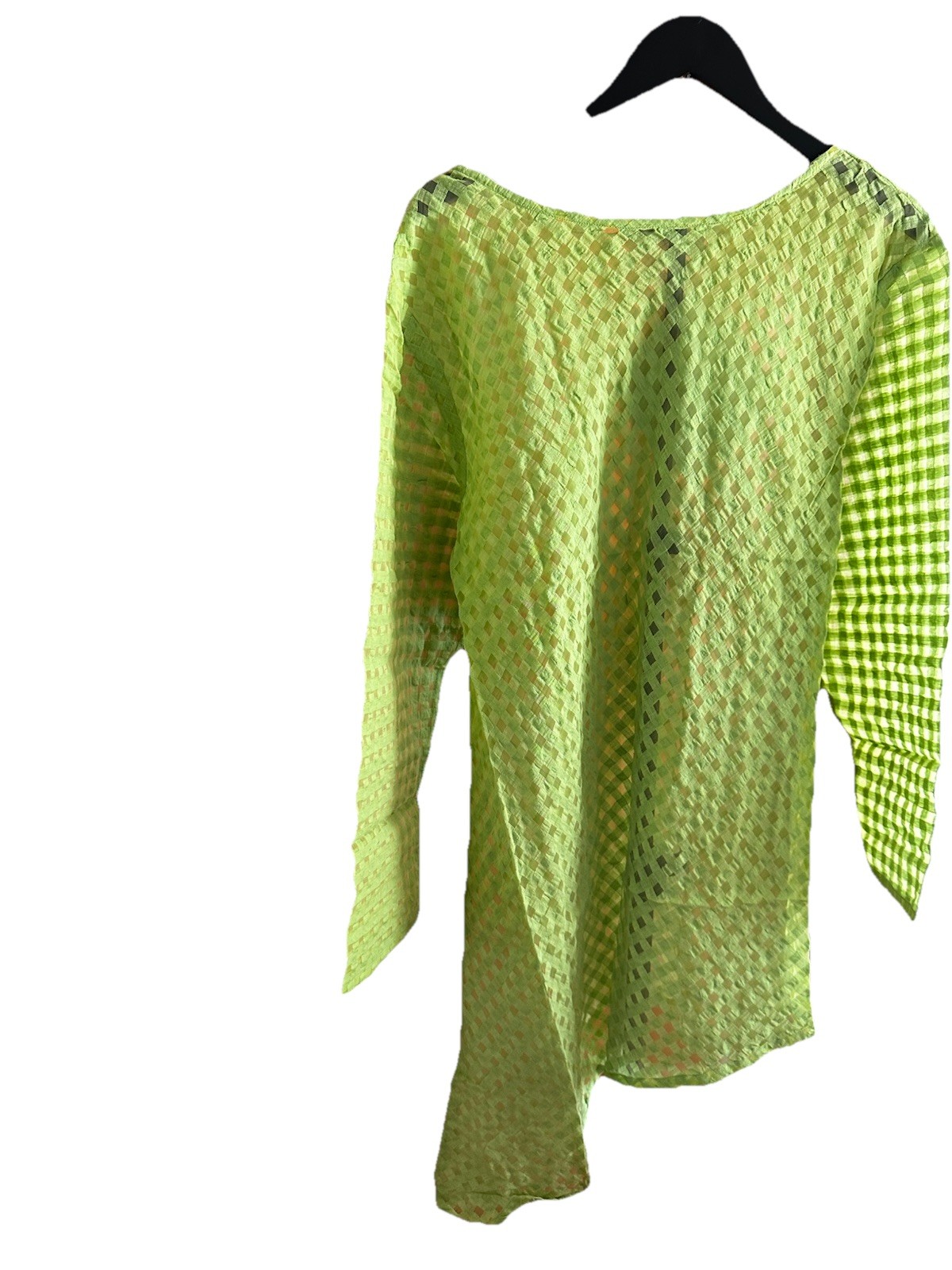 VTG 1998 Anthony Mark Hankins 2-PC Tunic and Maxi Dress NWT 1X Lime Green