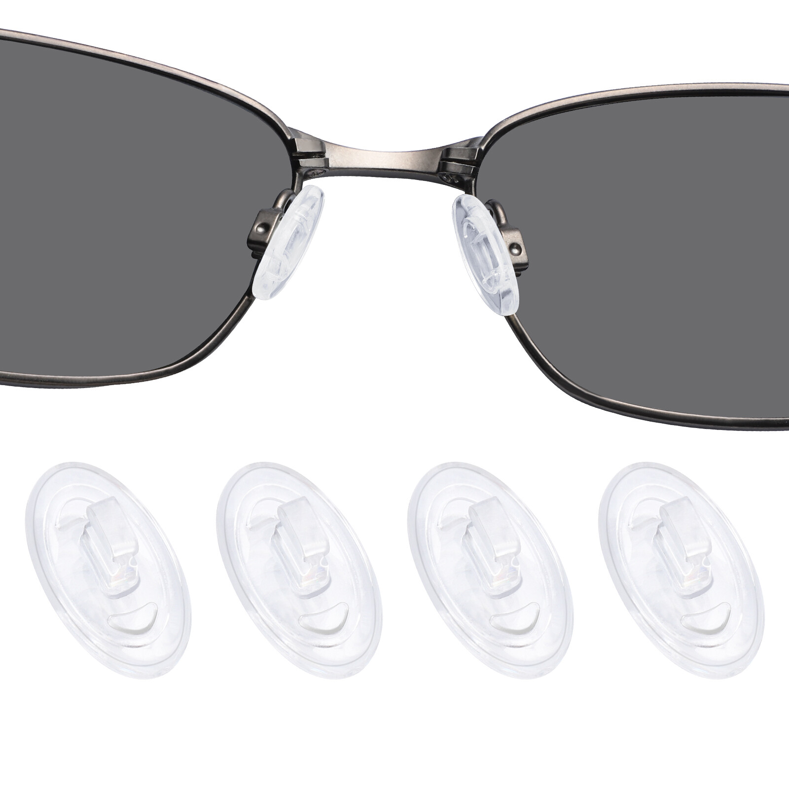 Replacement Silicon Nose Pads for-OAKLEY Liv/Metal Plate Sunglasses