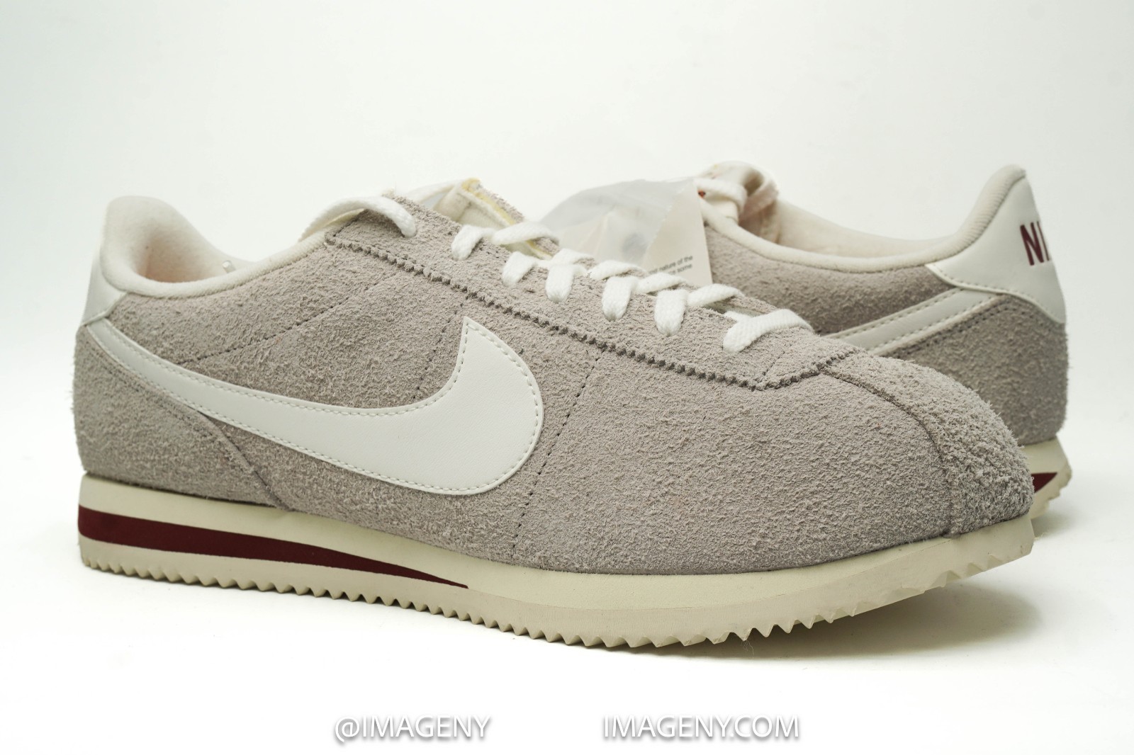NIKE CORTEZ SE NEW SIZE 10 SUEDE COLLEGE GREY DARK TEAM RED COCONUT HF3142-001