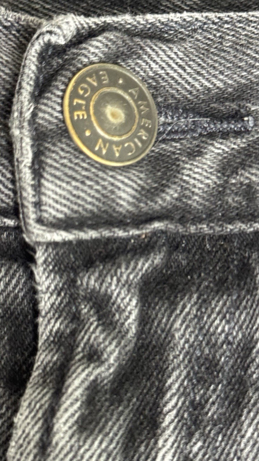 American Eagle Outfitters Stretch Mom Jeans Gray 8