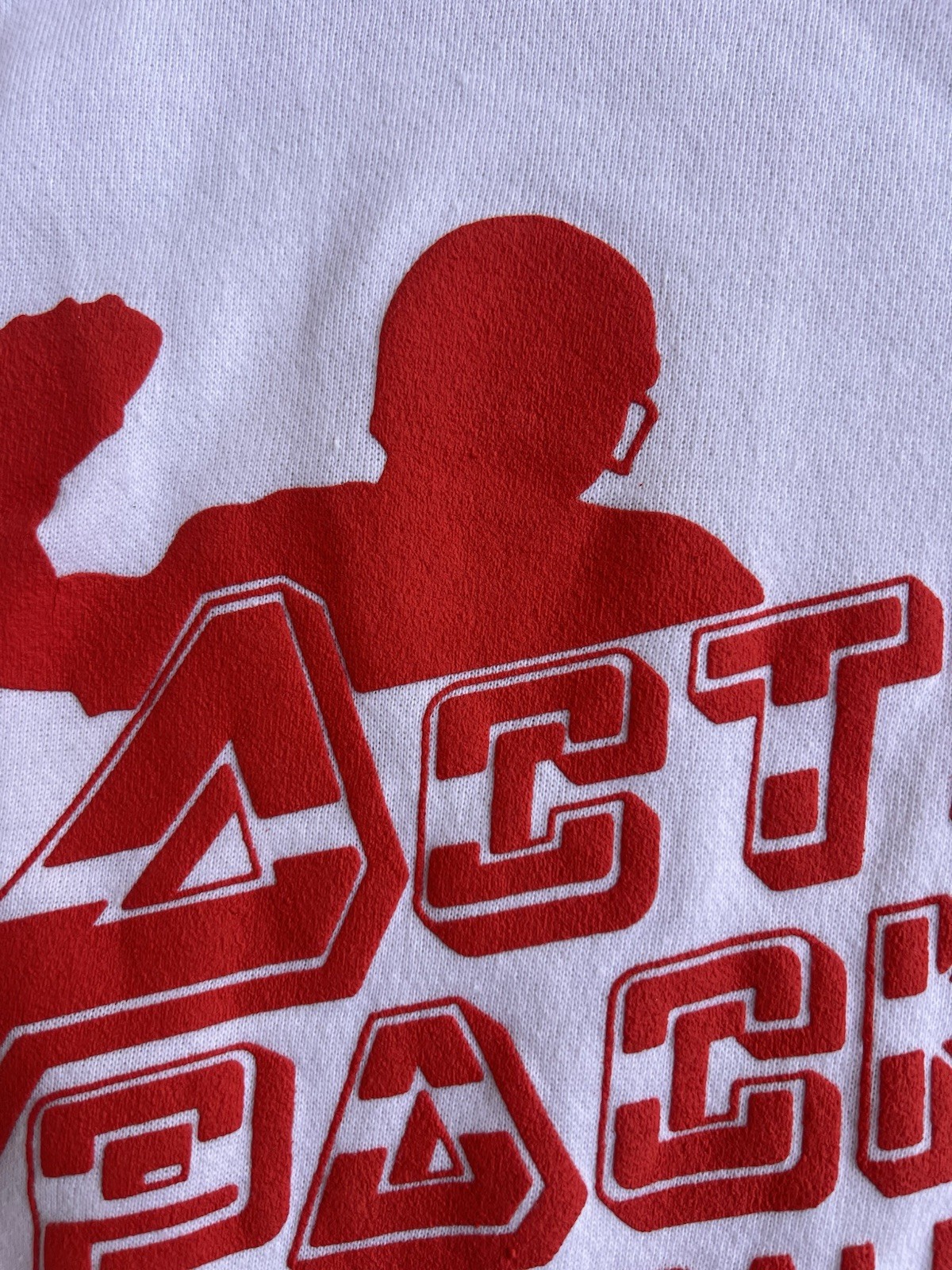 Vintage Action Packed Sweatshirt Large 90s Sports Football Cards Collector