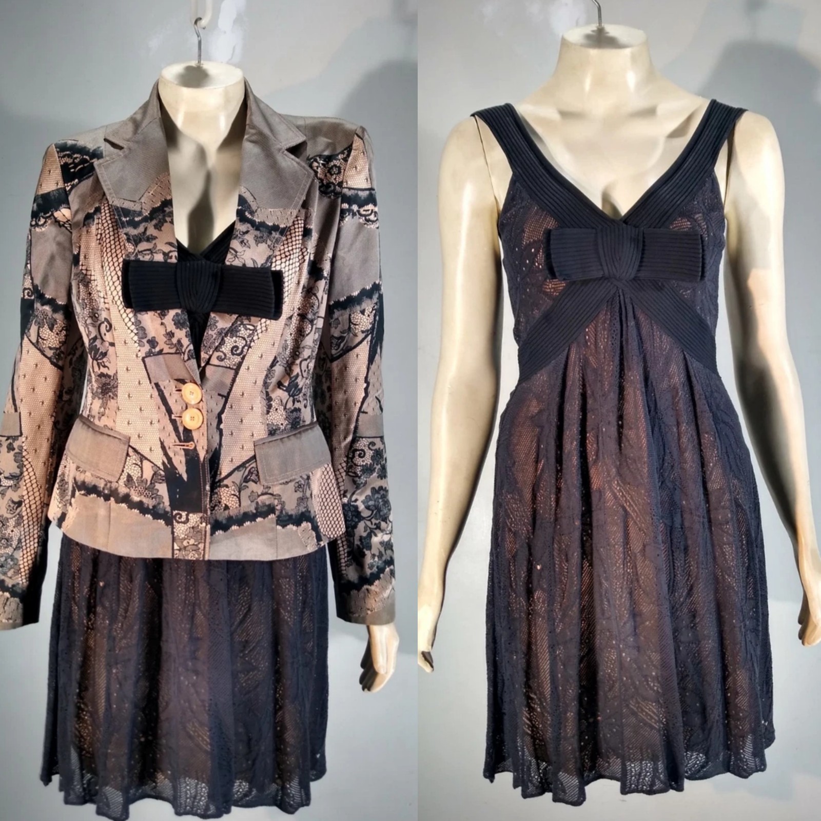 CHRISTIAN DIOR Spring 2006 Lace print jacket by JOHN GALLIANO