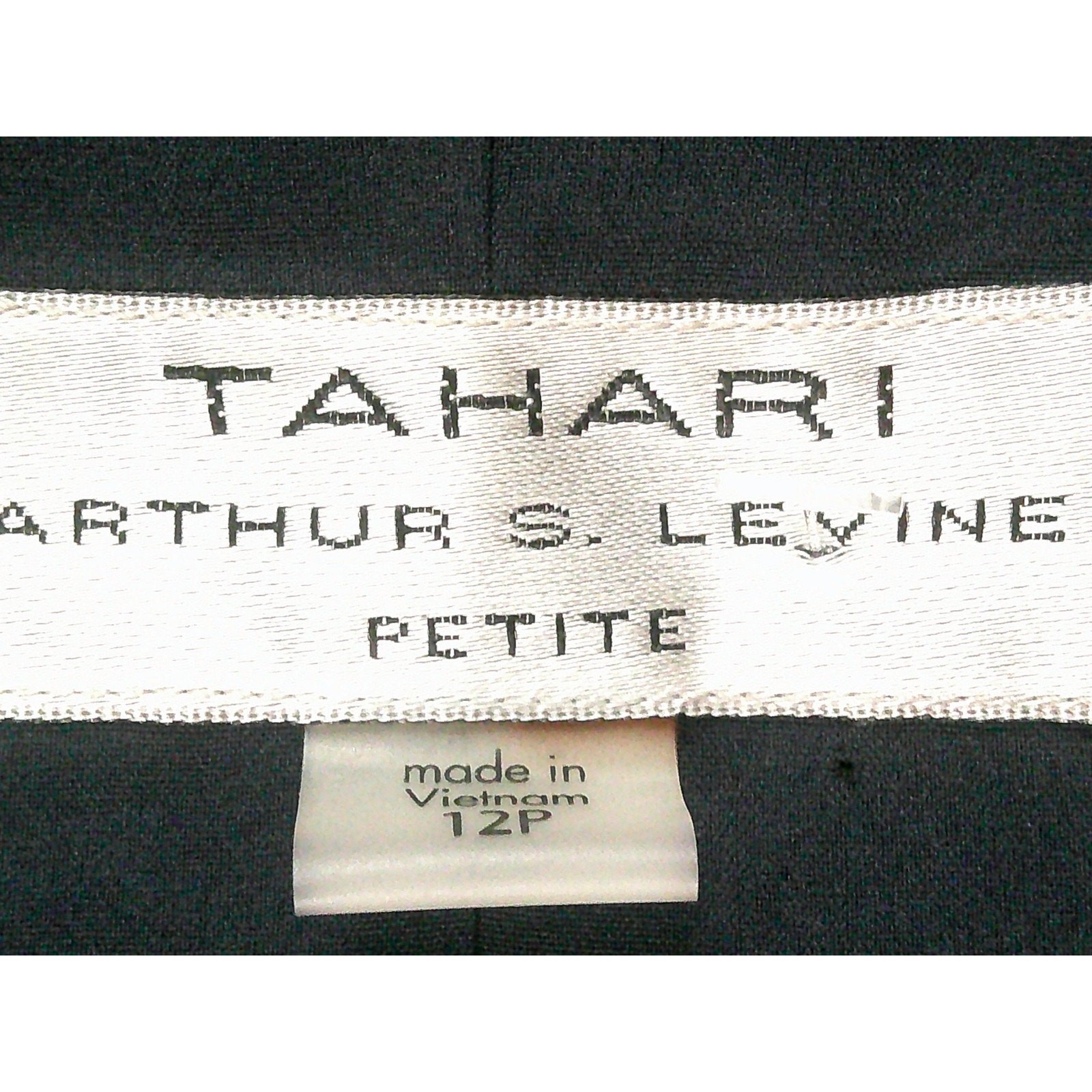 Tahari Womens Gray Ventless Faux Pockets Lined Single Breasted Blazer Size 12P