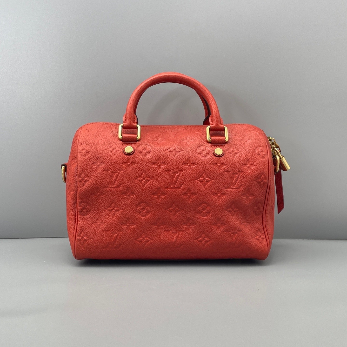 Louis Vuitton Pre-Owned Authentic Luxury Handbag Red 25*18*15cm