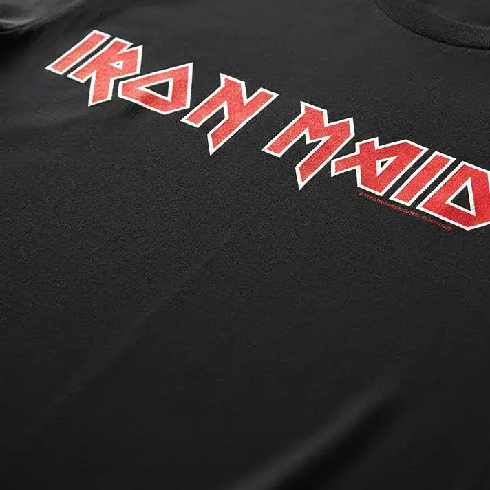Iron Maiden Band Logo Men’s T Shirt Heavy Metal Rock Music Concert Tour Merch