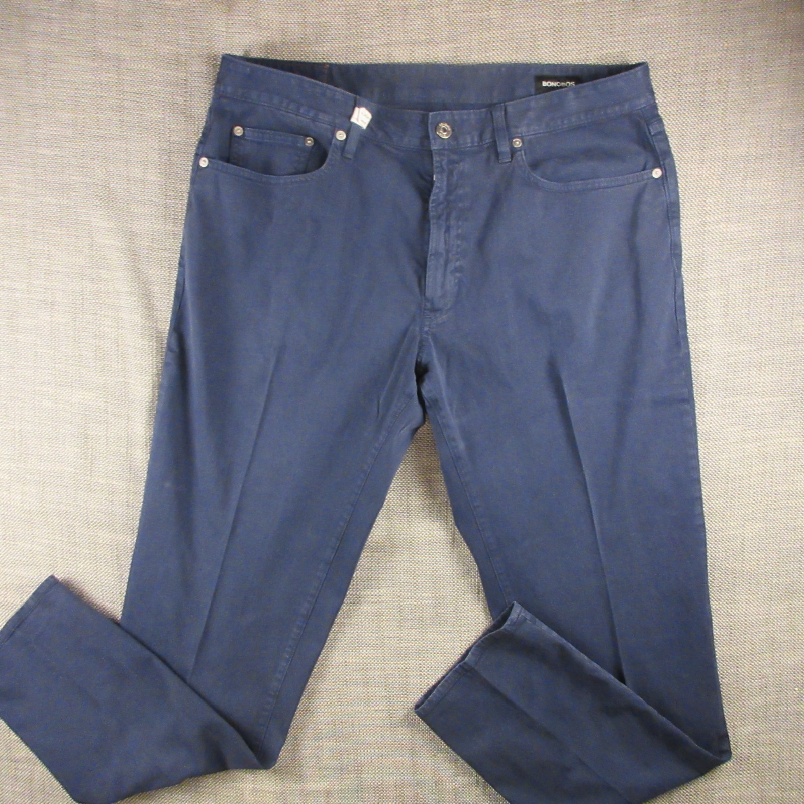 Bonobos Navy Chamois 97 Cotton 3 Elastane jeans 36×34 Soft Casual Athletic Fit
