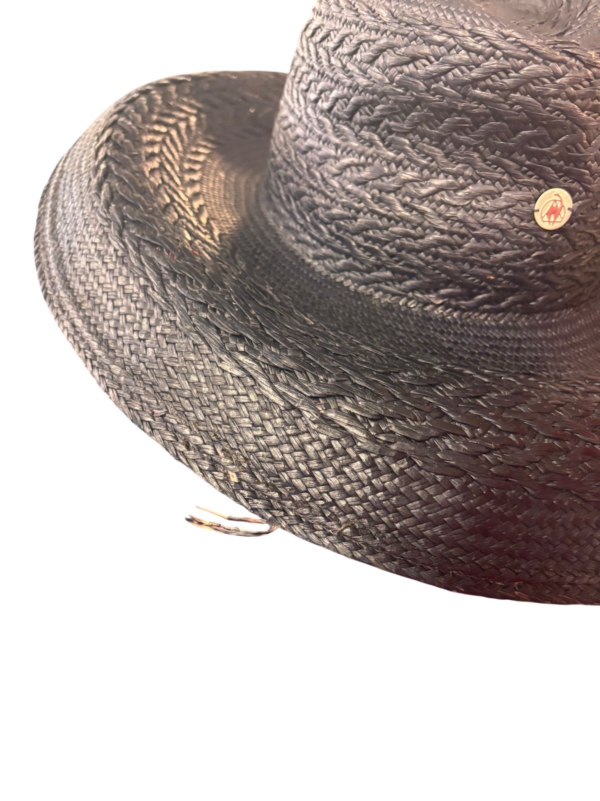 Freya Gazania Hat Woven Toquilla Straw Equador Woman’s BlackSun Hat S/M 55-57
