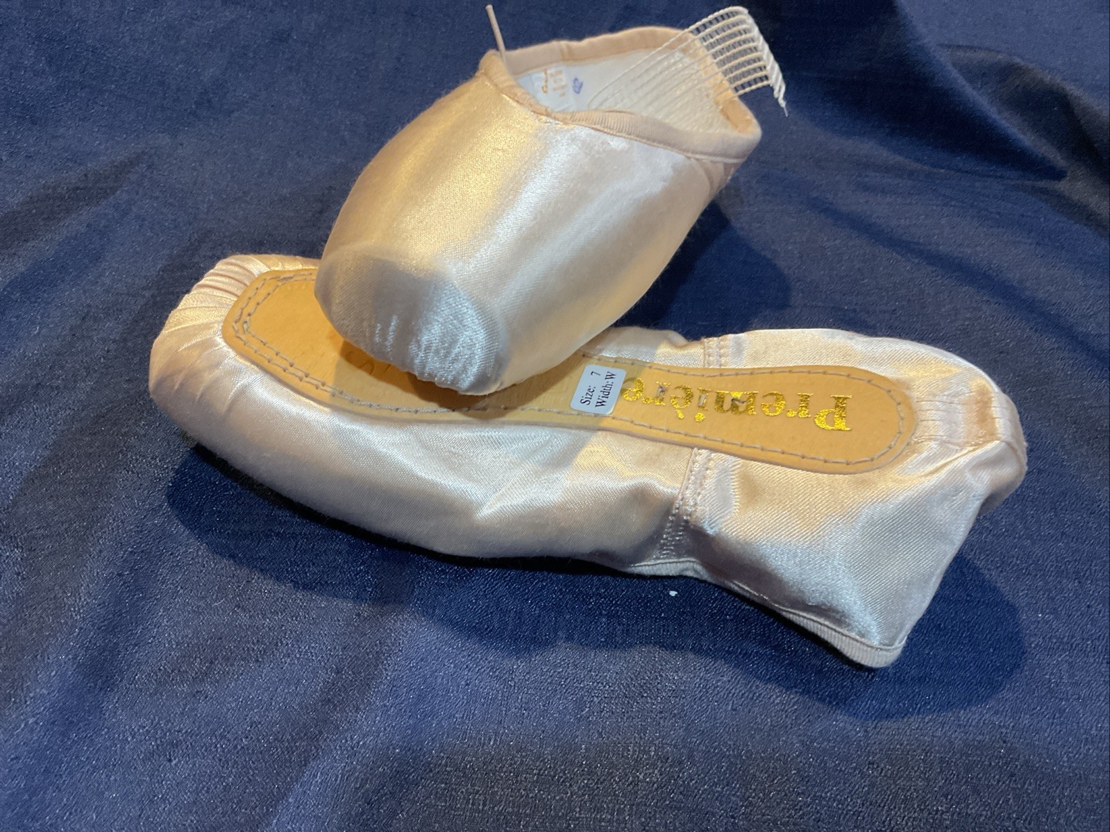 Sansha Premiere Pink Ballet Pointe Shoes Satin Upper Women Dance Toe Shoes 7W