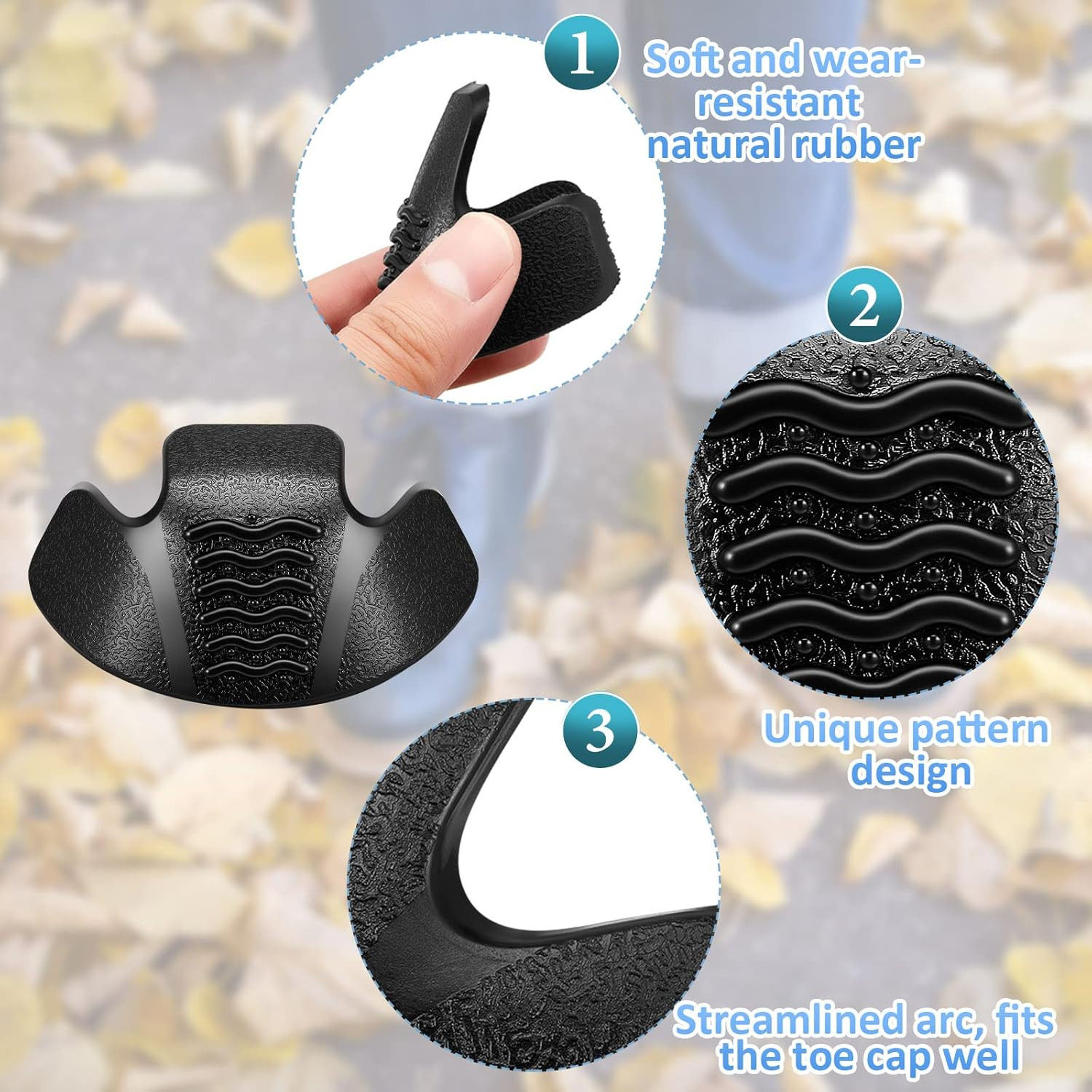 Boot Toe Protectors Work Boot Guards Shoe Toe Cap Work Shoe Cover for Spring Hik