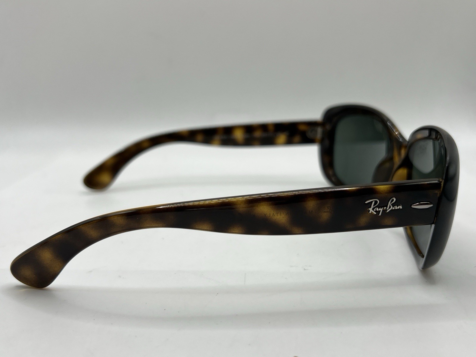 Ray Ban Jackie Ohh RB 4101 710 Light Havana Tortoise Green Sunglasses