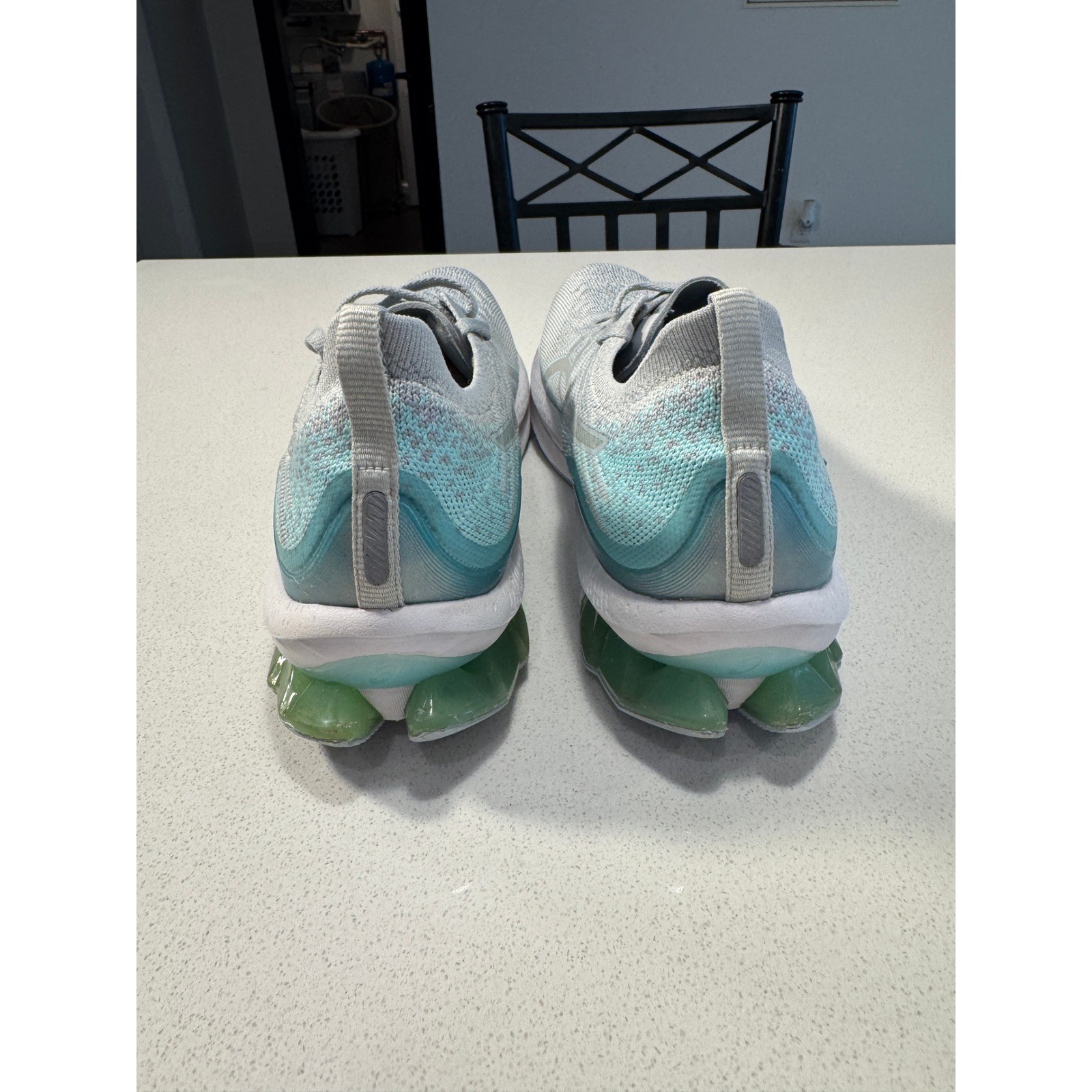 ASICS Gel-Kinsei Blast Womens 11 Grey Blue Shoes 1012B068 No Insoles