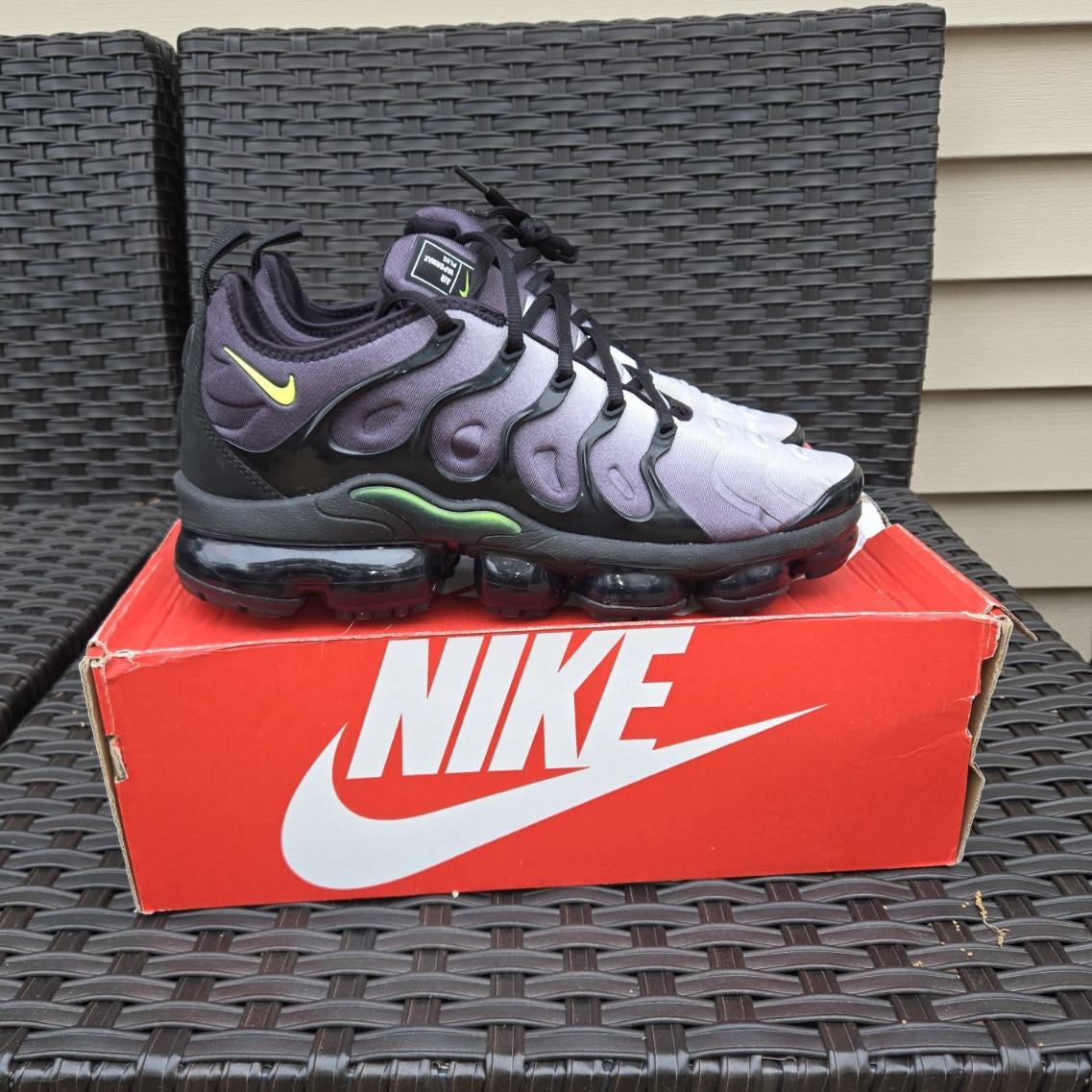 Nike Air VaporMax Plus Neon 95 Men’s Sneakers Black/Green/White 2018 924453-009