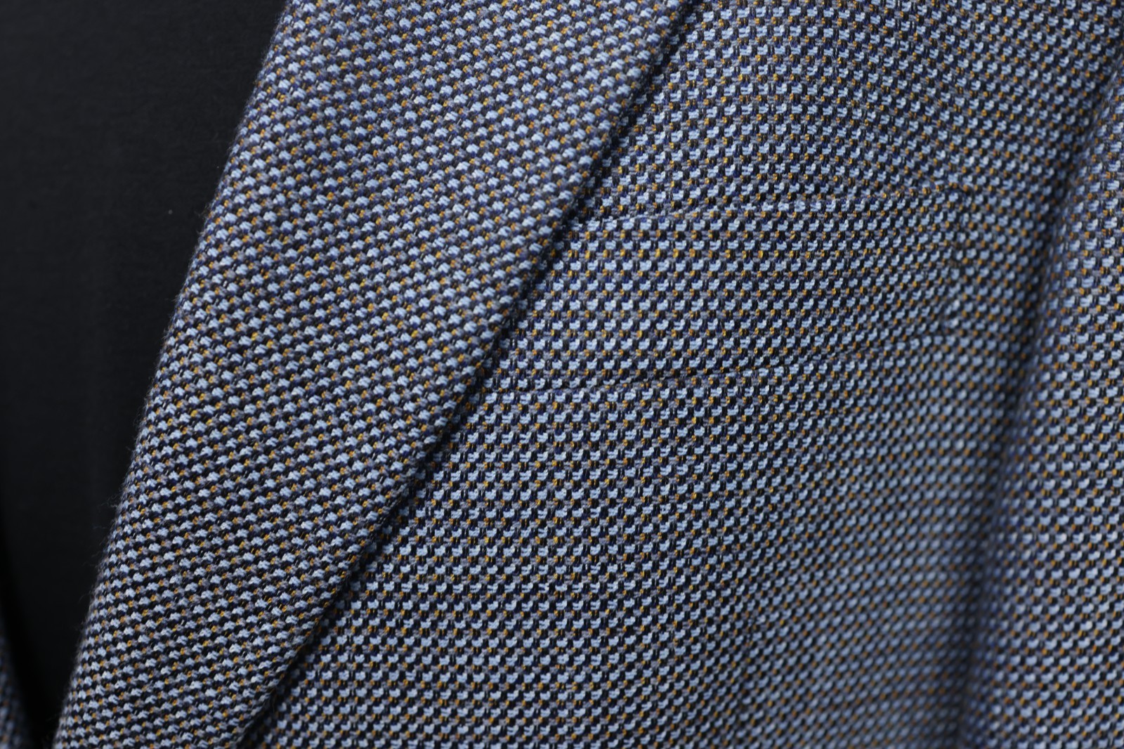 HART SCHAFFNER MARX mens blue patterned sport coat suit jacket blazer 42 L