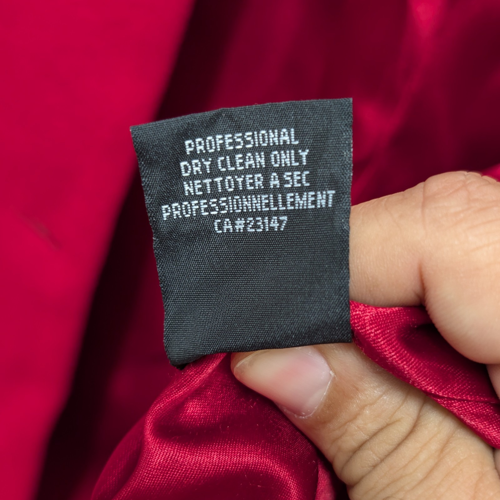 Talbots Wool Long Overcoat – Deep Red Women’s Size 4 90% wool 10% Cashmere