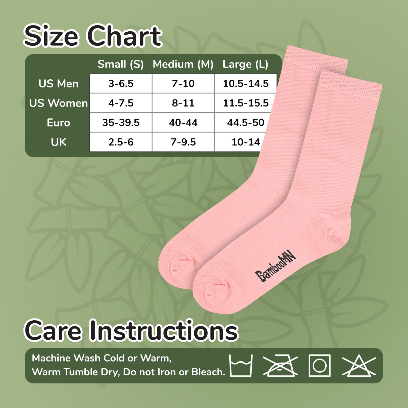 BambooMN Unisex Rayon from Bamboo Thin Classic Dress & Everyday Crew Socks
