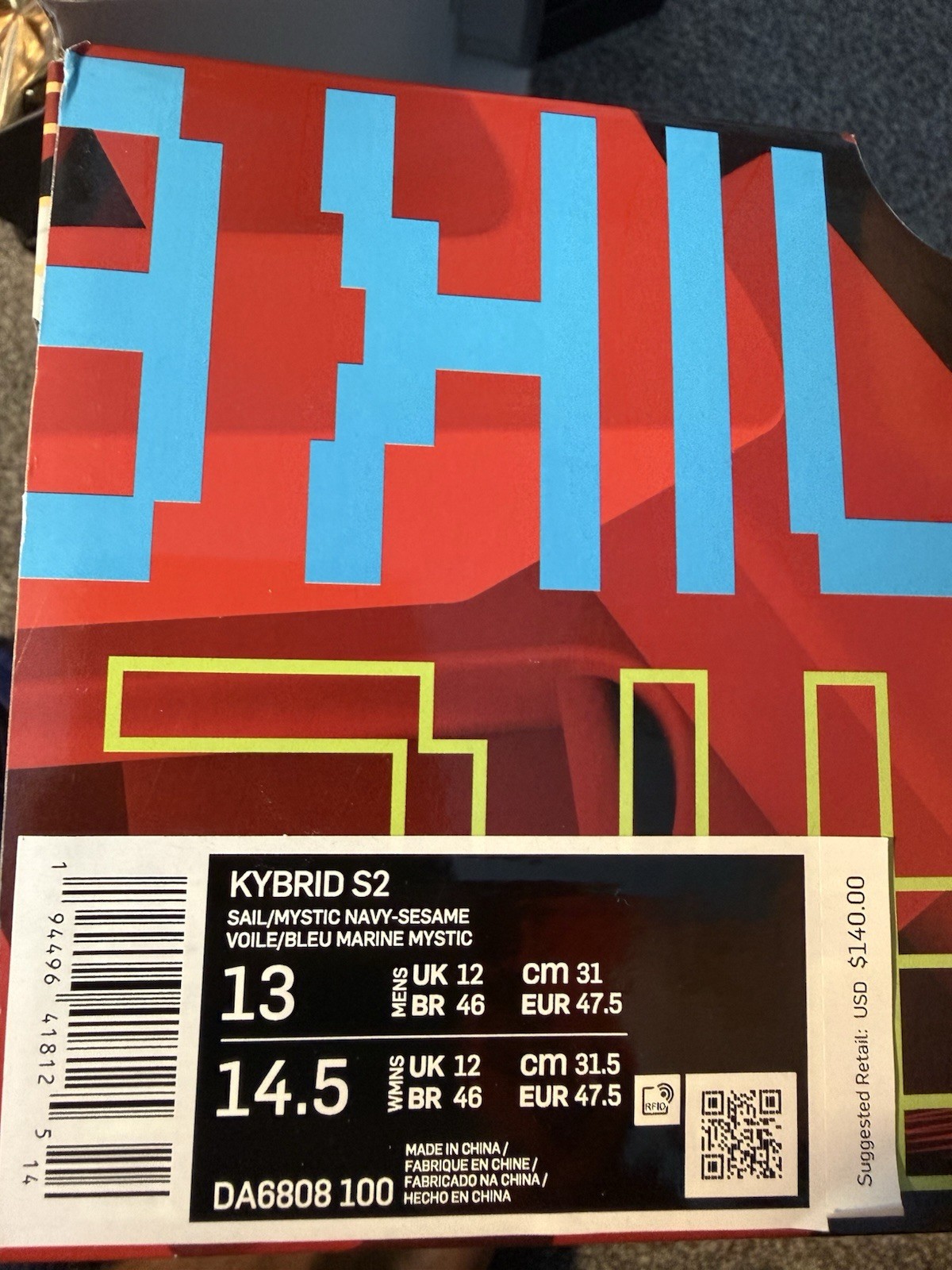 Nike Kybrid S2 Shashiko Size 13 Lightly Used