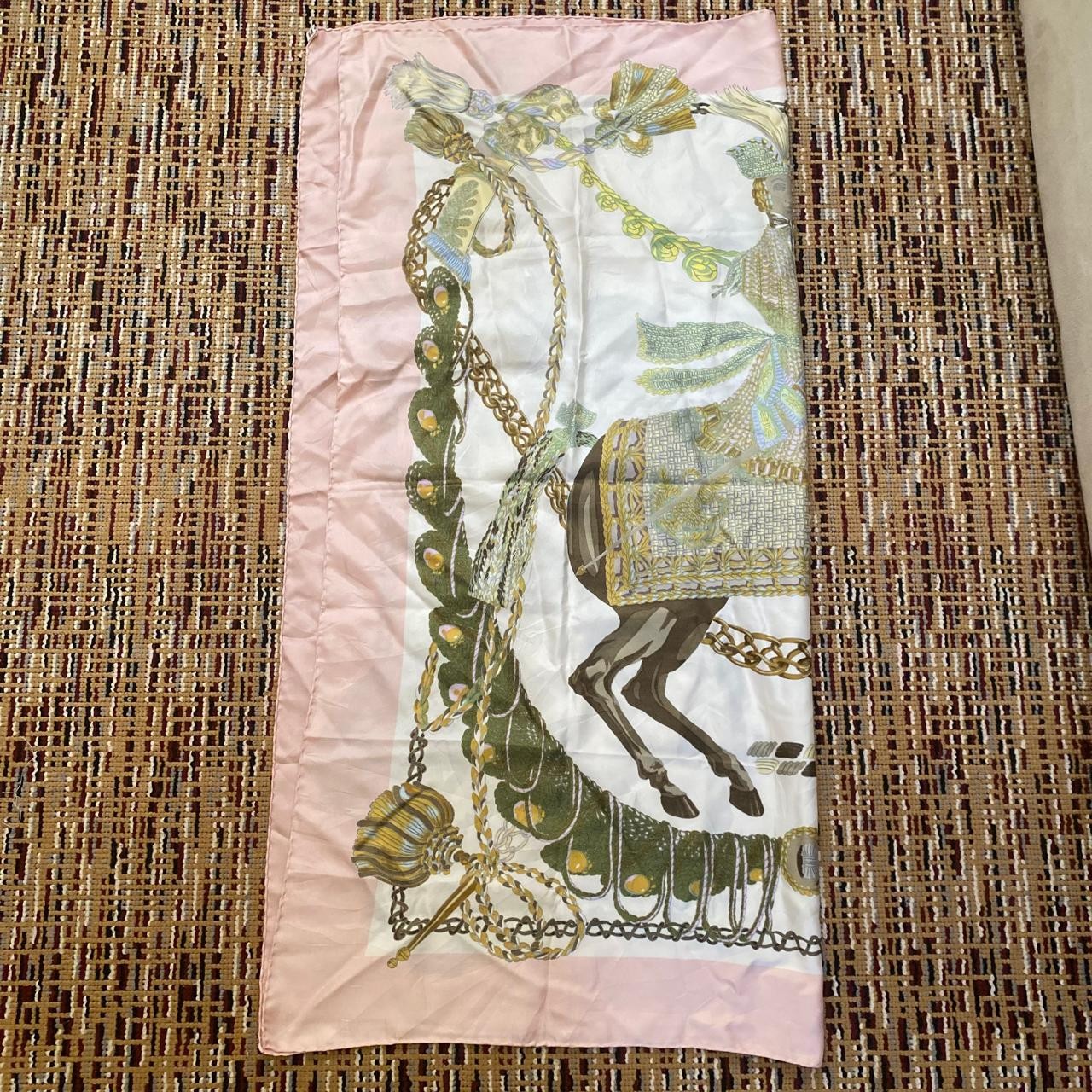 Unique Hermès Paris “Le Timbalier” Silk scarf by Marie-Françoise Philippe