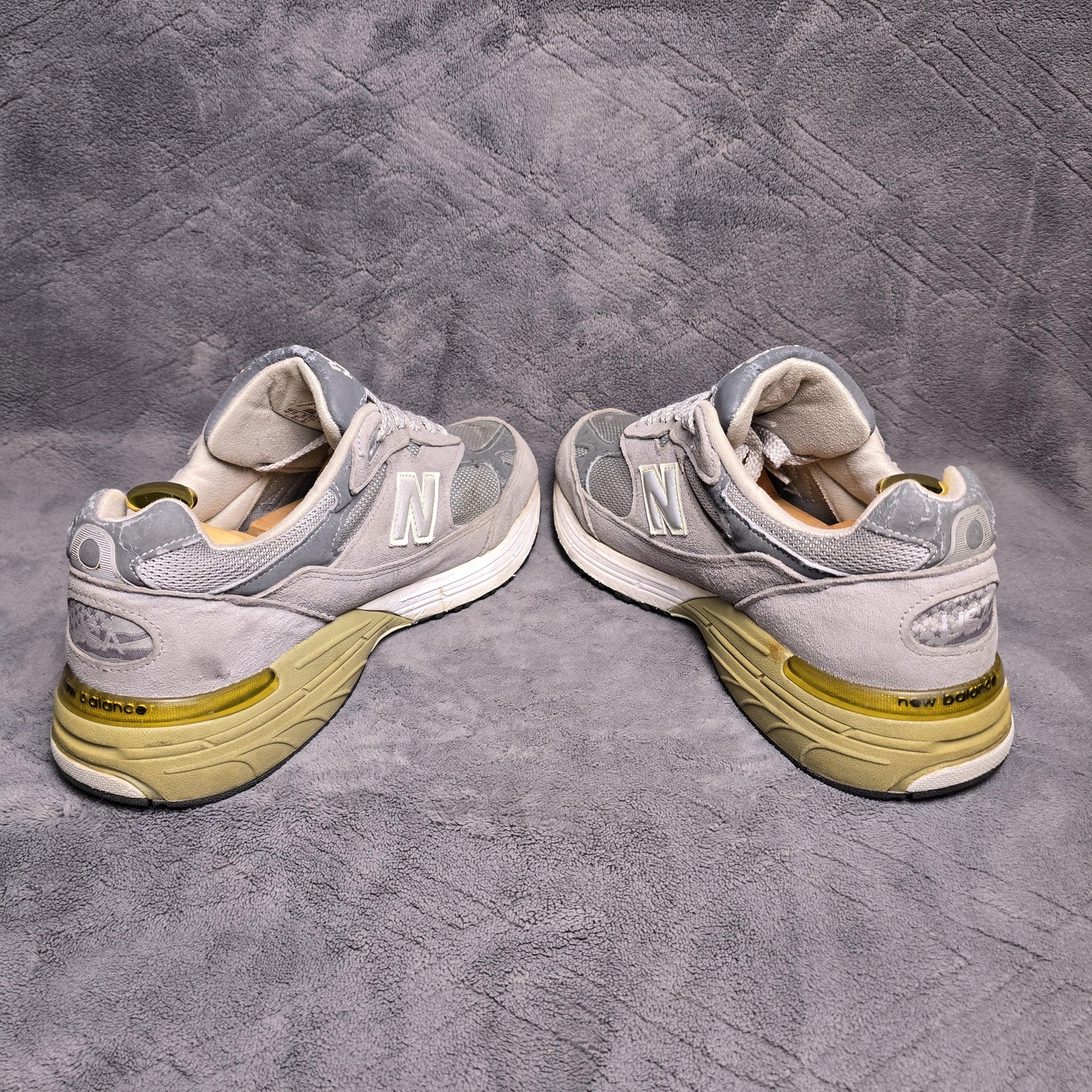 New Balance 993 Shoes Mens Size 8 4E Wide Gray Made USA Running Sneakers MR993GL