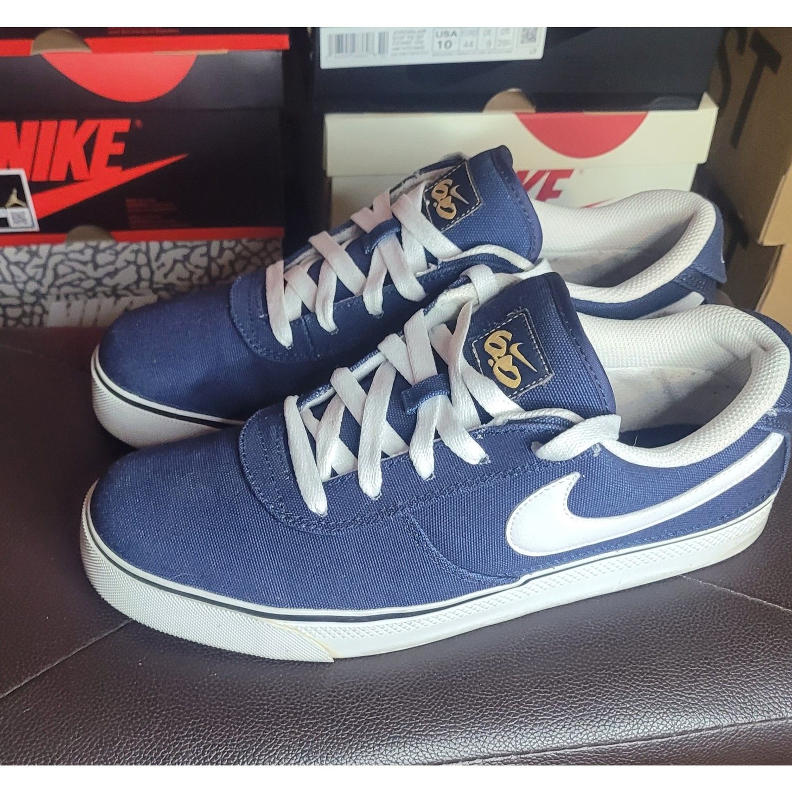 Nike 6.0 Mavrk Low 2 Canvas Blue White Sneakers Men’s Size 10 Shoes 442475-400