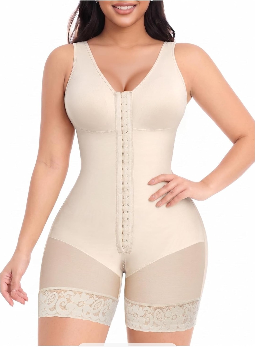The YIANNA Fajas Colombianas shapewear, model YA7275 in BEIGE, size LARGE