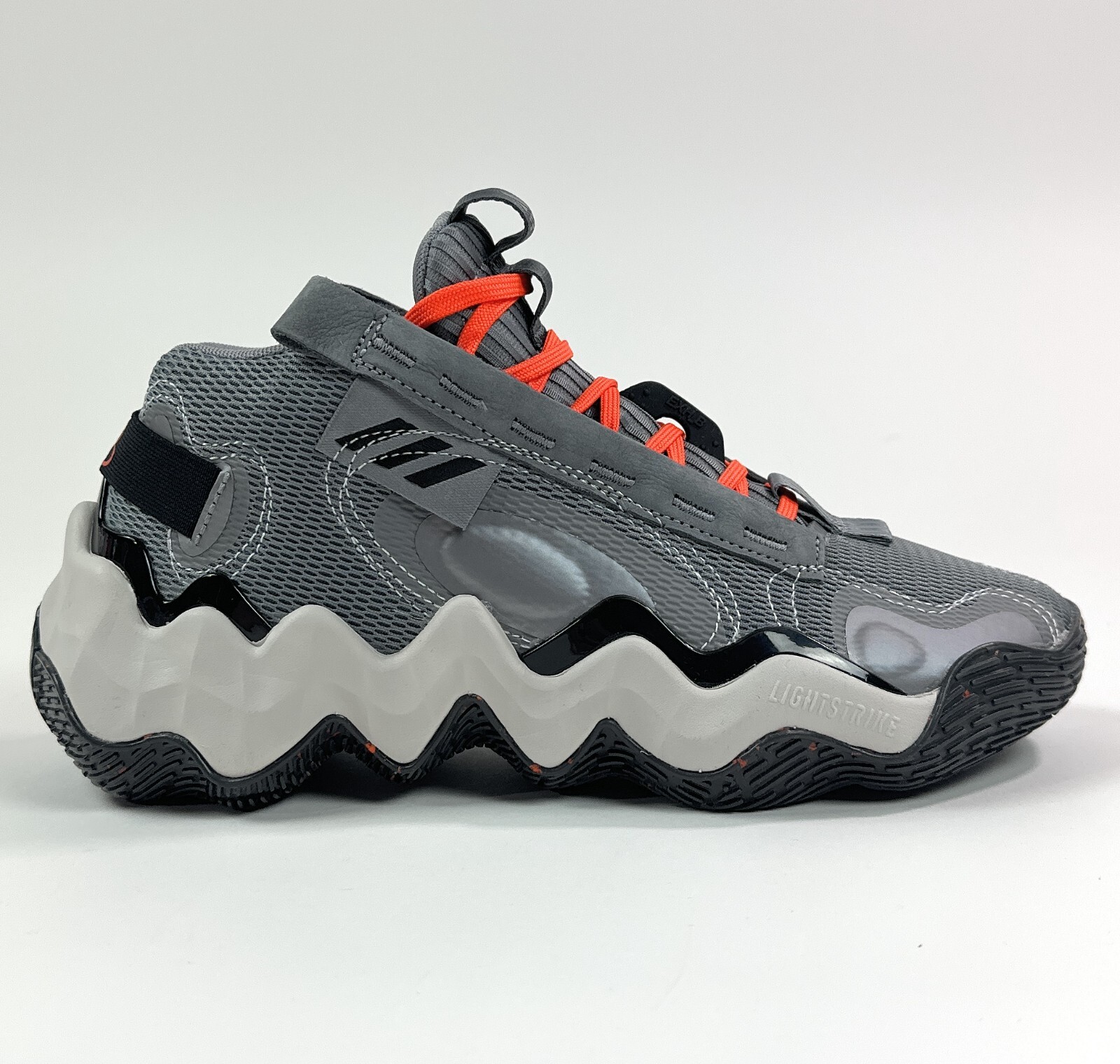 Adidas Exhibit B Parker PE Gray Womens Size 8.5 Shoes Sneakers Athletic GZ2351