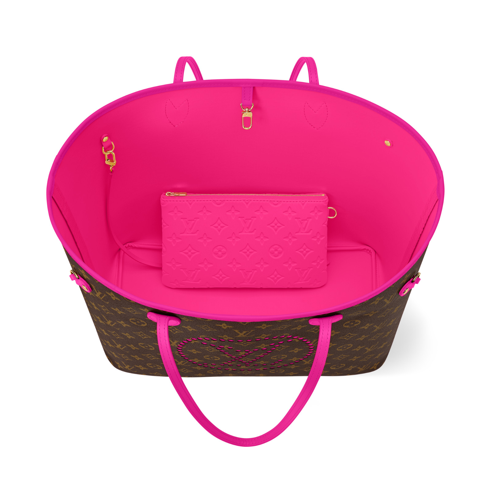 Louis Vuitton Hawaii Neverfull GM Monogram Hot Pink Shoulder Bag Tote LTD Resort