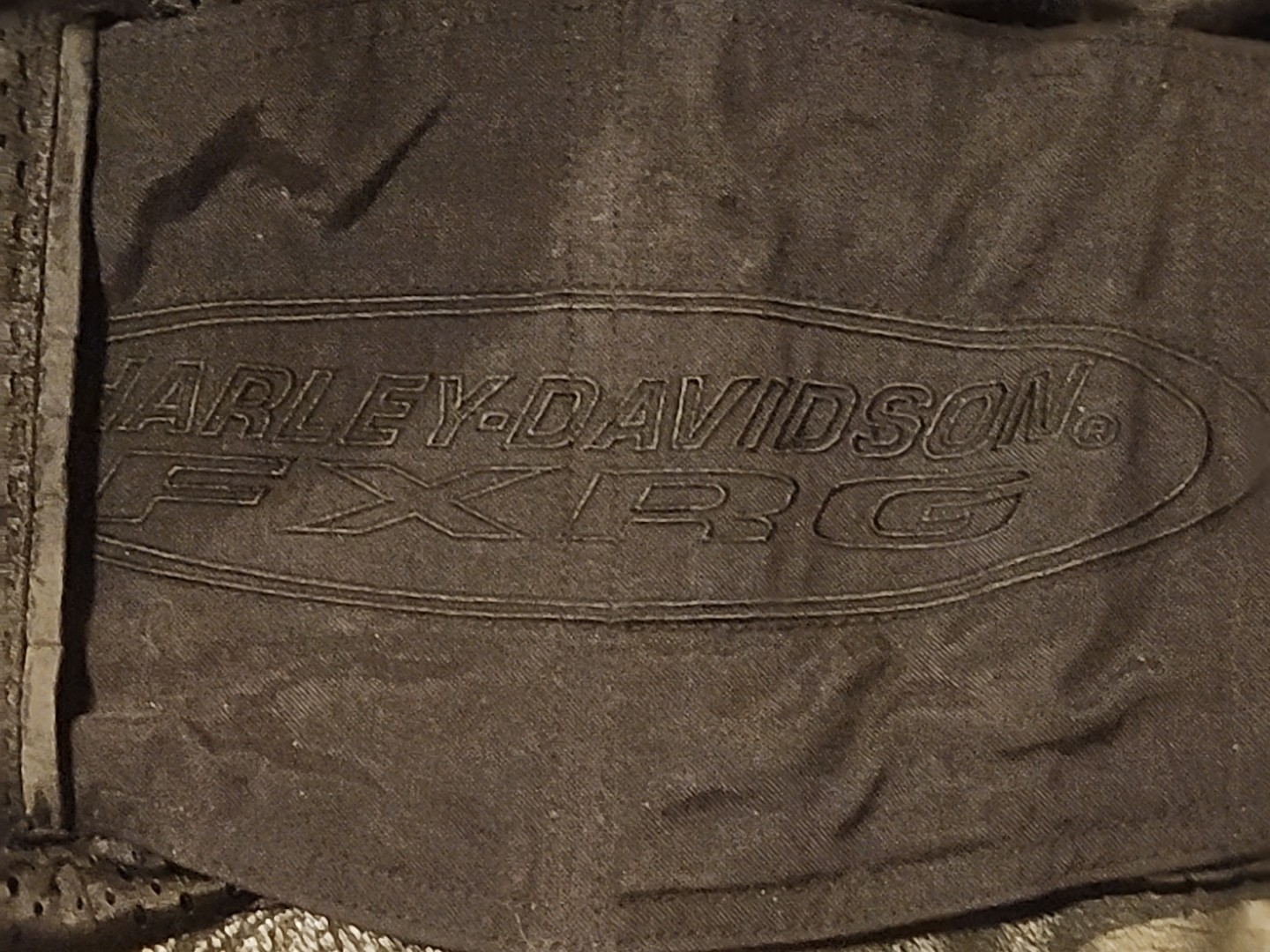 HARLEY DAVIDSON VTG 2000s Women’s Lg FXRG Series 1 Black Leather Vented Jacket