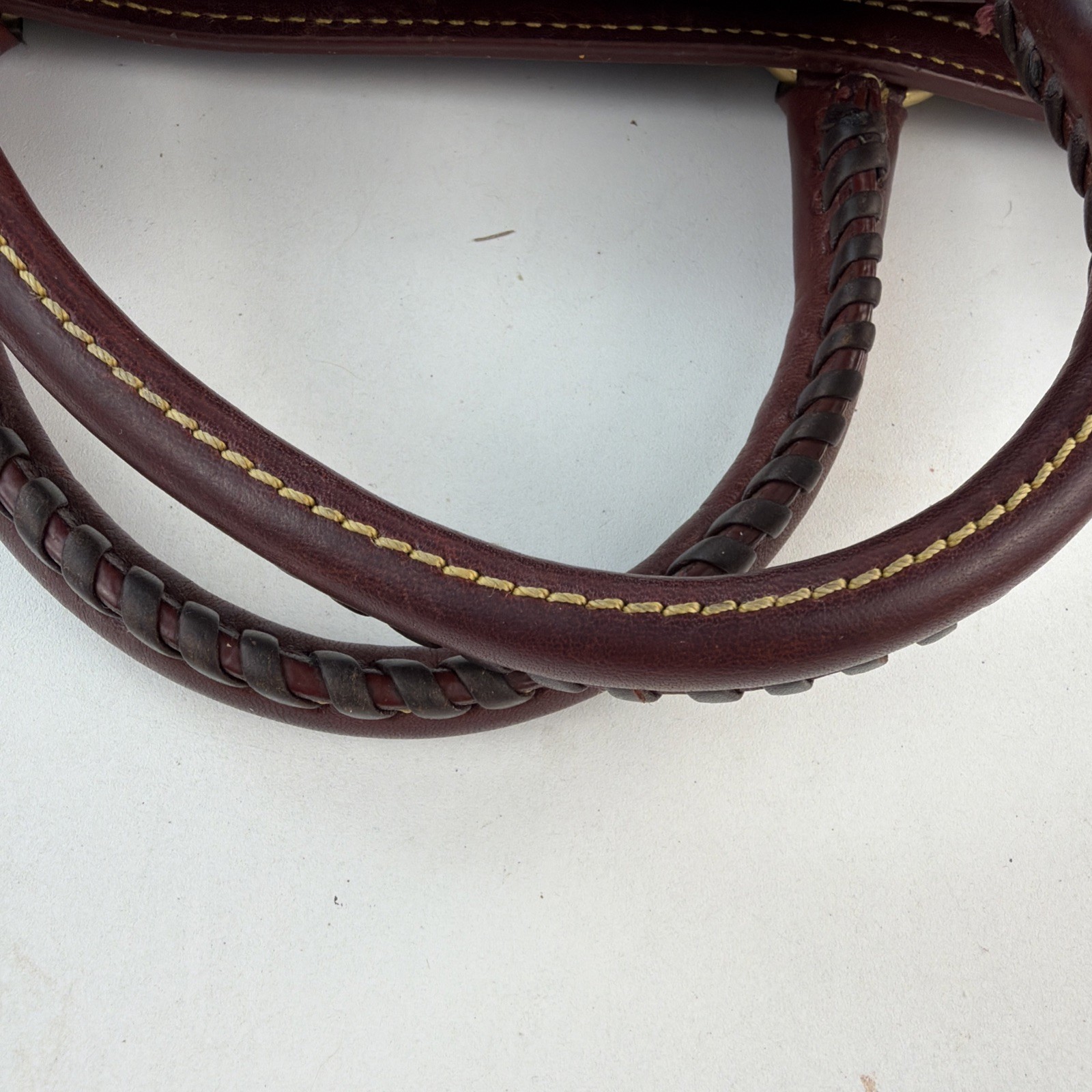 Dooney Bourke Dark Brown FLORENTINE Italian Leather Medium Size Satchel Purse