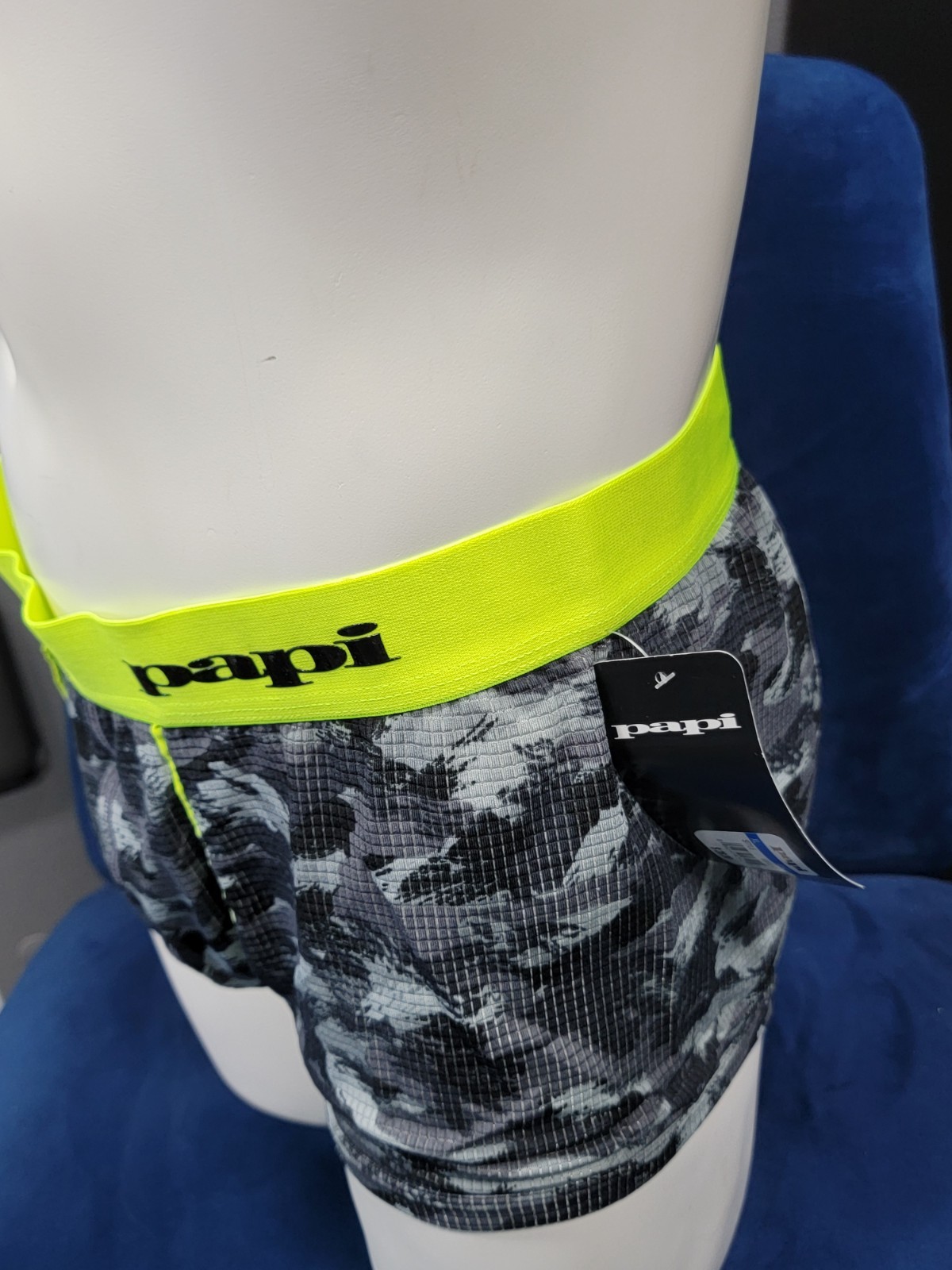 Papi Equipo Brazilian Men’s Catalyst Camo Brazilian Trunk Underwear Size: XL