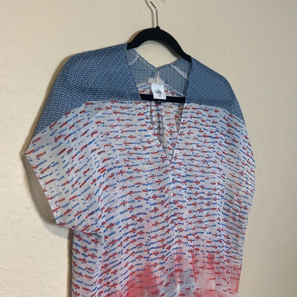 Cabi Modern Firework Yacht Tunic Size Medium