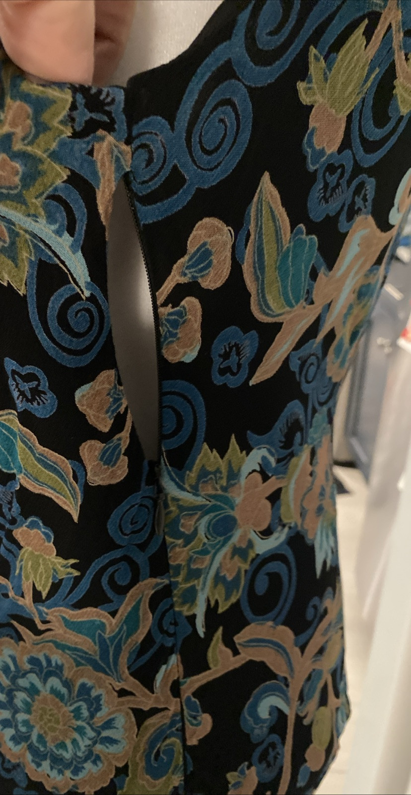 Style & Co Maxi Sleeveless Prairie Whimsical Size 12 Dress Floral Lined Fairy