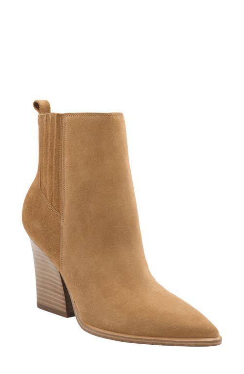 Marc Fisher LTD Womens Mariel Natural Suede Zipper Chelsea Boots Shoes Size 8.5m